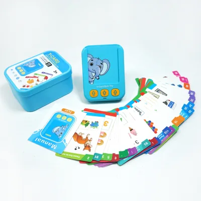 2023 Hot Selling Montessori Talking Flash Card Learning Machine Toy Educational Learning Flash USB Cards for Kids Learning