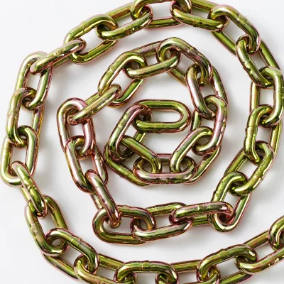 G43 G70 Galvanized Welded Chain NACM1996/2003/2010 U.S. Type Proof Coil Safety Link 8mm Function Drag Chain Alloy Iron Material