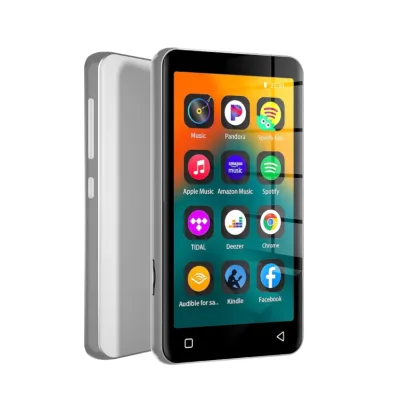 4 Inch Touch Screen MP3 MP4 Player with USB Charging OEM Customized Supports FLAC WAV & APE Audio Plays Songs Videos & Movies