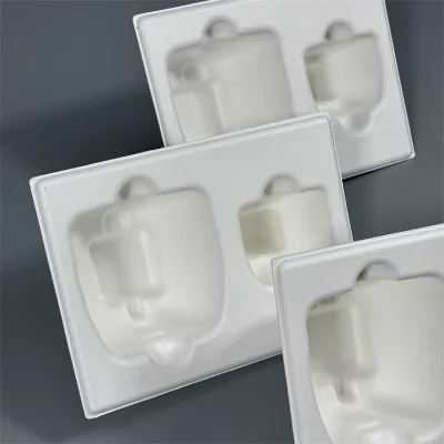 100% Degradable Pulp Tray Cosmetics and Personal Care Skin Pulp Tray Zero Manufacturers Waste Skin Care Pulp Tray
