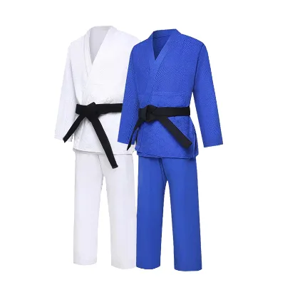 Direct-sale Customizable Pure Cotton Breathable High-quality Martial Arts Adult Training Competition Karate Uniforms