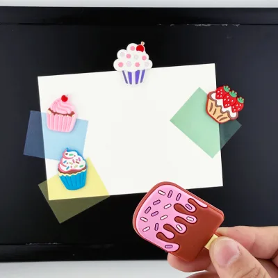 New Fashion Best-selling Art Deco Design Strong Magnetic Cake Magnet-Eco-Friendly & Durable