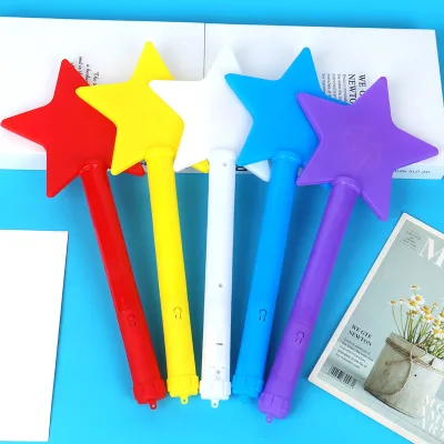 Glow Sparklers LED Light-Up Wands with 3 Flashing Modes Star Shape Halloween & Christmas