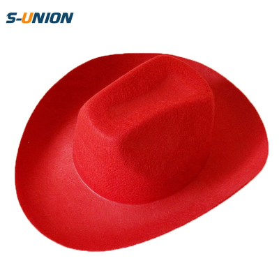Wholesale China Party Hat Red Cap Woven Cowboy Hat