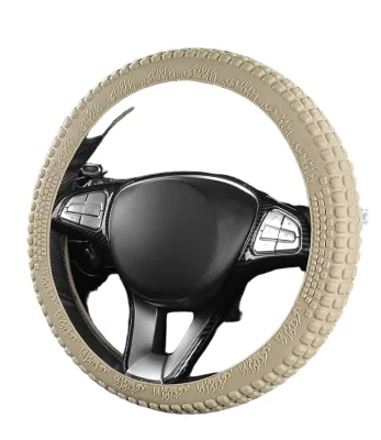 Cute Floral Print Steering Wheel Cover Universal Soft Car Steering Wheel Protector