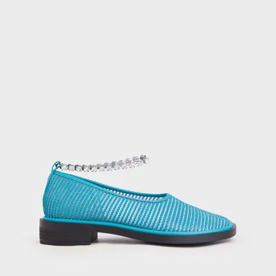 2024 Custom High 2024 Custom Manufacturer Design Rhinestone Ankle Strap Flat Shoes Ladies Fashion Women Casual Office Shoes
