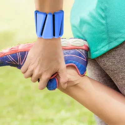 Wearable Silicone Ankle and Wrist Weights Customized Adjustable Weights Yoga Pilates Fitness Bracelets