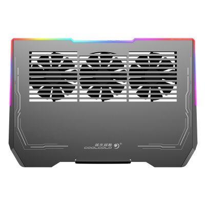 Gaming Laptop Cooler 3 Fans Type C Connect RGB Notebook Stand for Notebook 12-17 Inch Laptop Cooling Pad