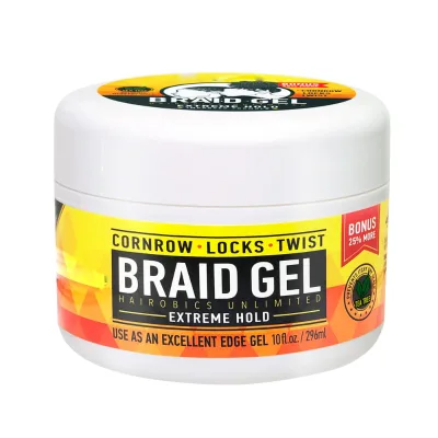 Hot Selling Organic Jam Hair Braid Gel All-Day Hair Braid Styling Gel Limit Keep Braid Gel