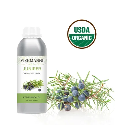 Juniper Berry Essential Oil Bulk-1kg Cosmetic Grade 100% Pure Natural MSDS Certified for All Skin Types for Skin Care Massage