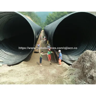 China top ten selling large diameter corrugated steel pipe