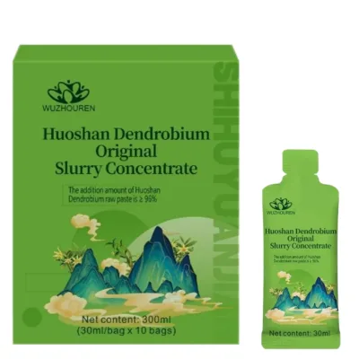 New Packaging Huoshan Dendrobium Original Slurry Concentrate 30ml*10bags Herbal Supplements Oral Liquid