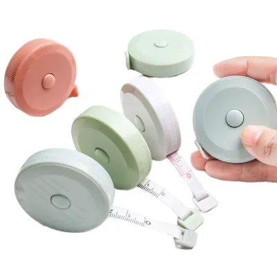 ABI BY-634 Nordic Style Promotional Soft Tape Measure 1.5m 2 Meters Foldable Portable Mini Home Use Plastic Material Custom Logo