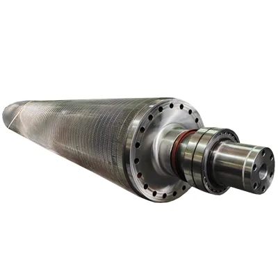 Corrugated Cardboard Production Line steel roller Single Facer Corrugating Roller