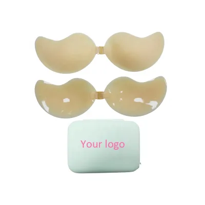 Reusable Bra Silicone Stick on Bra Washable Mango Cup Silicone Push up Backless Bra