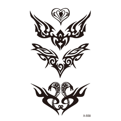 Tribal Temporary Tattoo Skin Ink Tattoo Waterproof for Adult