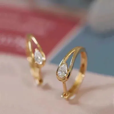 Brass Pearl Ball Stud Earrings Vintage Temperament Elegant Jewelry Women Trend Fashion Party Gifts