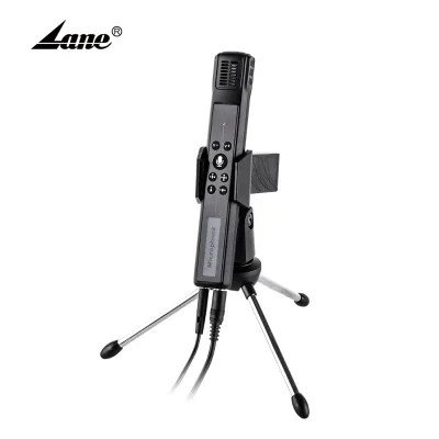 Lane M8 New Design Computer Conference USB Wired Condenser Microphone and Accessories Holder Abs,aluminium Alloy Black About 2m