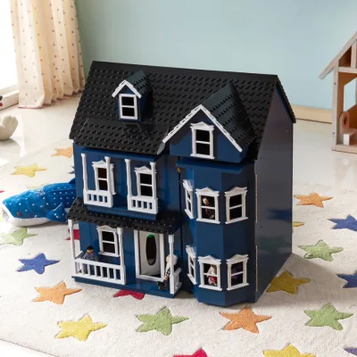 3D Diy Wooden Doll House Miniature Pretend Dollhouse Model Toy House Adventure Doll House for Kids