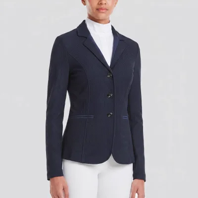 Women's Equestrian Show Jacket Full Length High Waist Mesh Breathable Stretch Riding Competition Coat Professional Riding Blazer