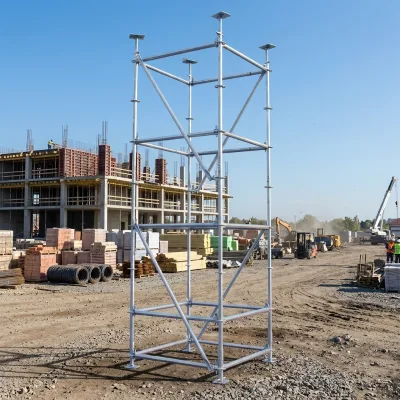 Factory Supply High Quality Heavy Duty Galvanized Steel Couplers Ladder Ringlock Scaffolding