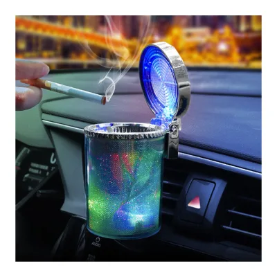 Wholesale of Colorful Lighting Ashtrays by Manufacturers Car Mounted air Vents Color Ashtrays Available at Home Car Ashtrays