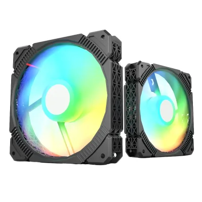 Lovingcool 2025 New Style ARGB PC Computer Case Cooling Fan 12mm 5V/3PIN for Desktop PC 12V Rated Voltage