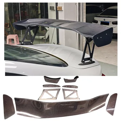 For Honda for Civic 8th Wet Carbon Fiber Modified Wet Carbon Fiber JS Style Spoiler Body Parts FD2 Forge Carbon Fiber Spoiler