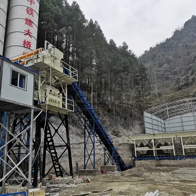 Cheap Wholesale Standard Commercial HZS60 Concrete Batching Plant With Top Selling