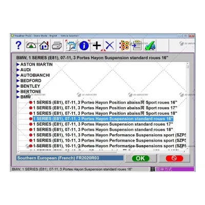 Pro32 JBC Hofman Alignment Software Database Update 2024R01, Pro42 JBC Hofman Prism Alignment 2024 Vehicle Models Specs Release