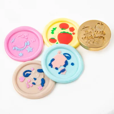 Copper New Pattern Special-shaped Wax Seal Stamp Head Gift Packaging Handmade DIY Wedding