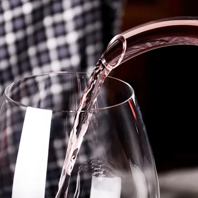 Lead-free crystal glass harp decanter U-shaped commercial decanter for red wine home wine jar glass bottle whiskey