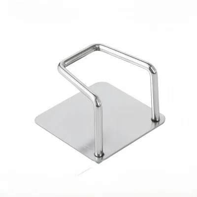 Kitchen and Bathroom Non-drilling Seamless Adhesive Stainless Steel Hooks for Multi-functional Storage Racks