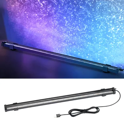 Sizes USB LED Bubble Light Strip for Fish Tank Submersible RGB Auto Color Changing Aquarium Light Decorative Landscape Lighting