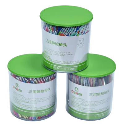 Disposable Dental Consumables Dental 3-Air Water Syringe Spray Nozzles