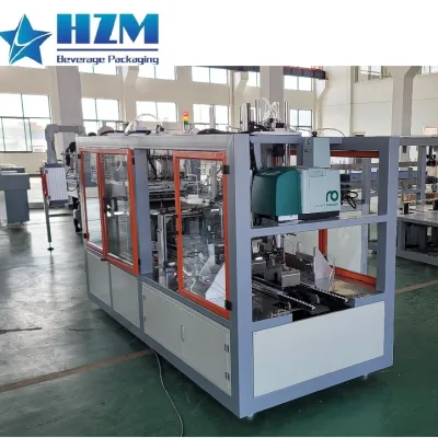 Fully Automatic ROBATECH Hot Gluing Machine Control Hot Melt Sticking One Piece Carton Pack Wrapping Machine