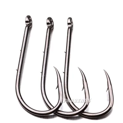 Horizon 100pcs/bag Carbon Steel Barbed Hook Fishing Tackle Carp Fishing Anzuelos Pesca Hooks for Fishing