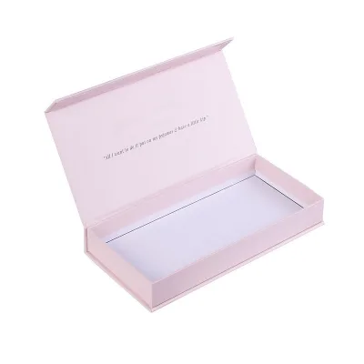 Boxes for Packaging Custom Luxury Magnetic Cardboard Hardcover Rigid Gift Pink Paper Packaging Box for Gift Sets