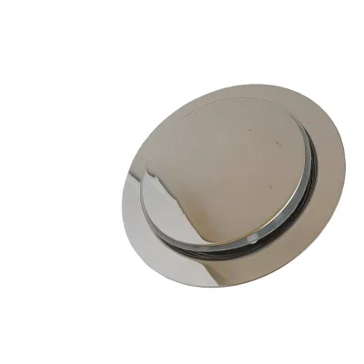 Hot Sale Luxury Custom 4 Inch Stainless Steel Floor Drain Polished Click Clack Design Brushed Bathroom Kitchen Pool Drainer