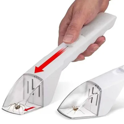 2024 New Design Insect Catcher ABS Bug Zapper Trap Simple Hand Held Insect Catcher With Custom
