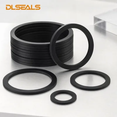 High Quality Customized Silicone/Rubber FKM EPDM NBR VMQ Flat Gasket OEM ODM 20-90 Shore Any Color Custom Thickness