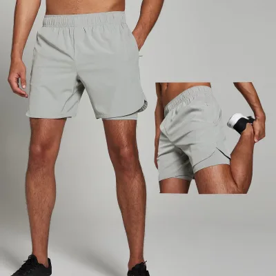 Summer Drawstring Inseam Unlined Woven 100% Cotton Solid Gym Shorts Compression Liner Running Exercise Casual