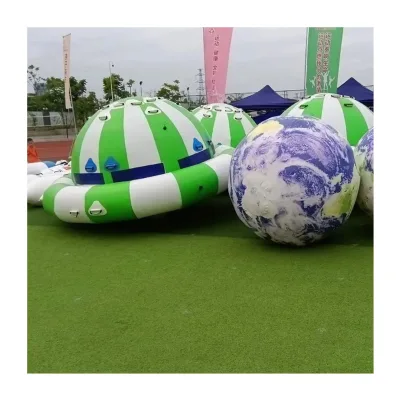 Inflatable Rotating Water Disco Boat Pvc Gyroscope Outdoor Games New Design Water Play Equipment 3.5m Multi-functional