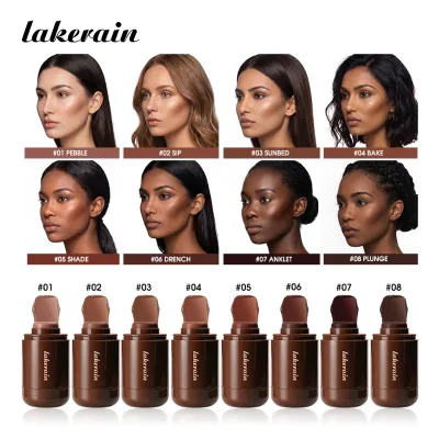 Lakerain Bronze Contour Stick Hydrates Smooths Skin Create Dimensional Effect Long-lasting Natural Makeup Effect Contour Stick