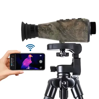 Thermal Imager Monocular With AI Recognition and APP Battery 3.7V 4000mAh 50HZ High Frame Rate Thermal Imager
