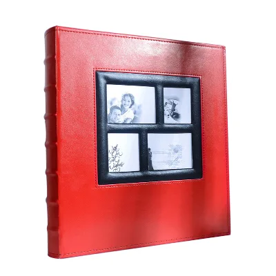 4 * 6 Inch Double Pages Hardcover PU Leather Photo Album