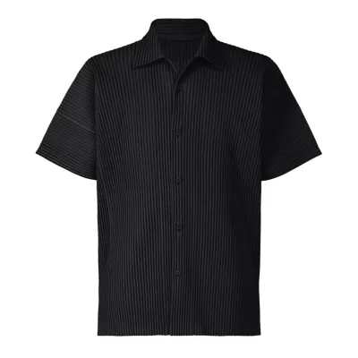 Summer Hawaii Short Sleeves for T-shirt Regular Fit Streetwear Drop Shoulder 100% Cotton 180 Grams Blank Vintage Men Button