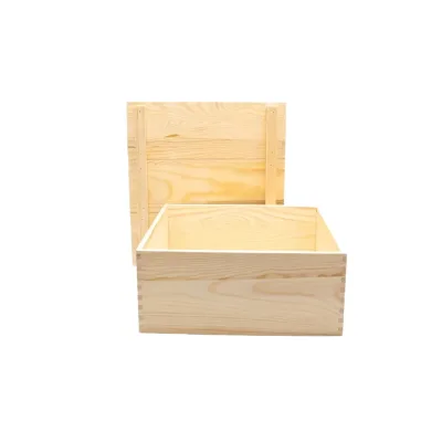 Creative Natural Wood Mortise and Tenon Structure Craft Wooden Box Suitable for Home Storage