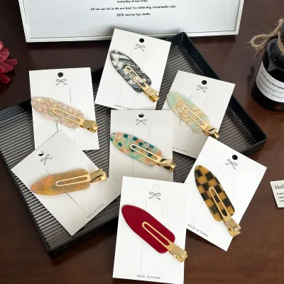 DOWELL Handmade Elegant Korean Style Acetate Hair Pins for Hair Decoration
