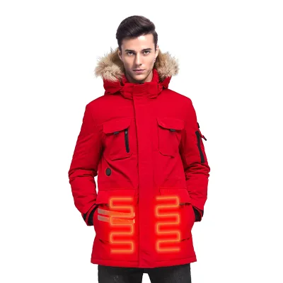 MHJ21002 Smart USB Charging Jackets Men Women Hiking Skiing Outdoor Waterproof Fashion Heated Jacket